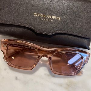 Oliver peoples pink sunglasses